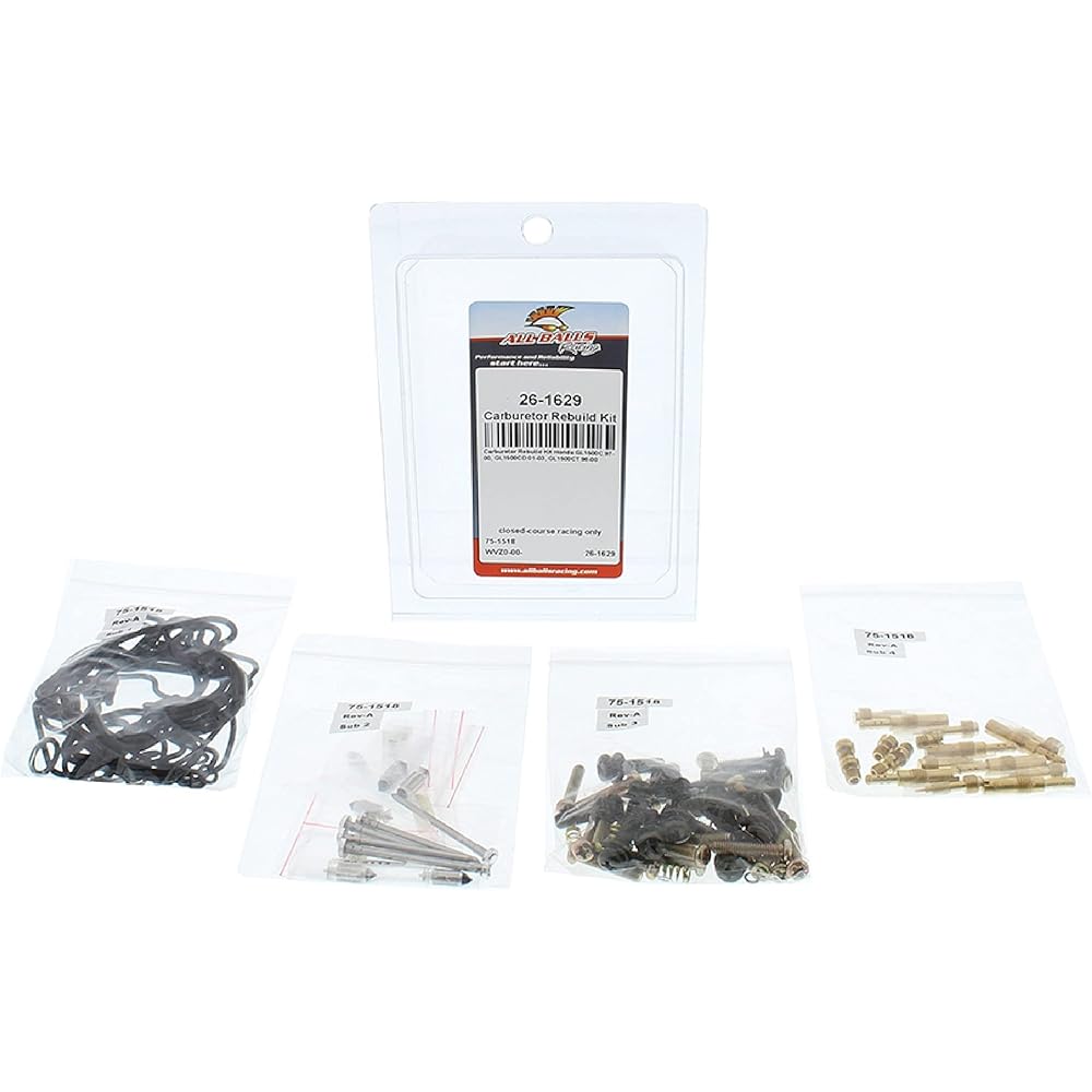 ALL BALLS RACING Carburetor Ribild Kit 26-1629 Honda GL1500C 1997-2000