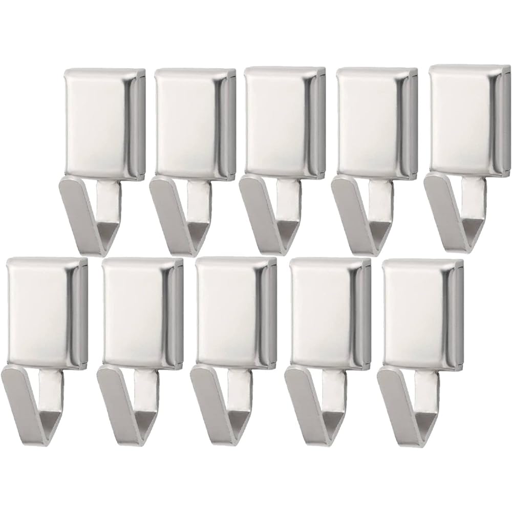 Mag-X Metal Micro Hook M Ultra-small magnetic hook Silver 41 x 16 mm Maximum load capacity 5 kg Non-slip, strong fixation ACRO-M-V-10P Set of 10