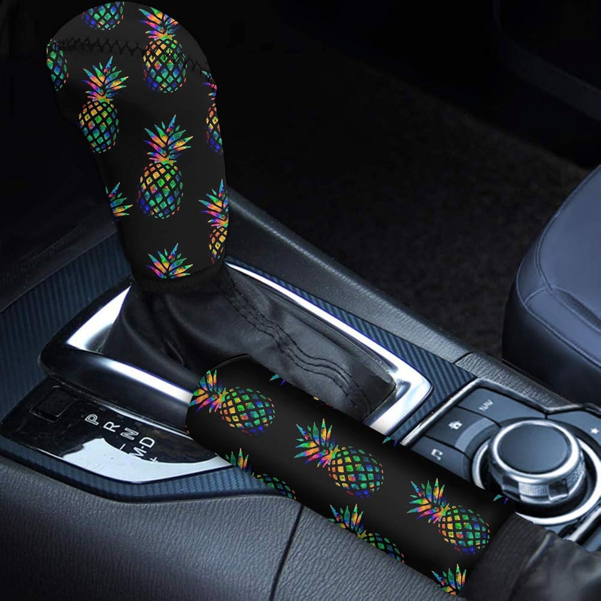 GLENLCWE Pineapple car hand brake gir shift cover cover Universal slip