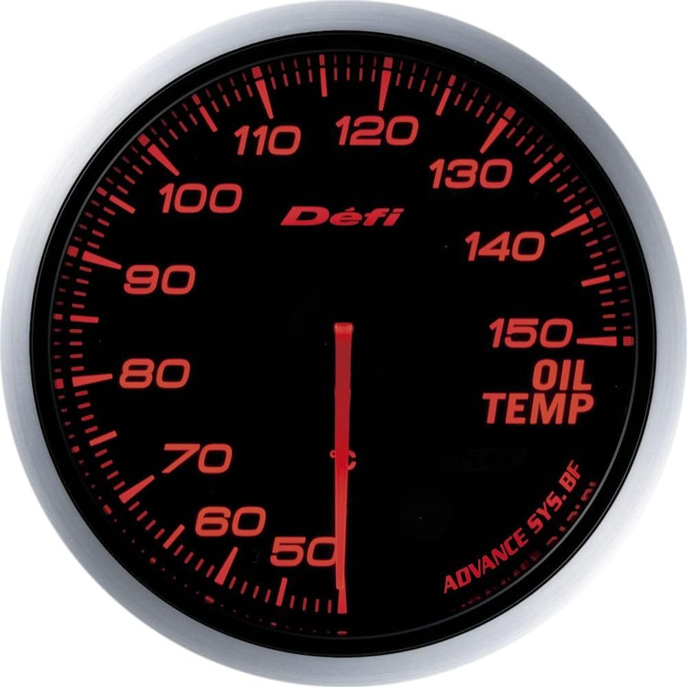 Nippon Seiki Defi Meter [Defi-Link ADVANCE BF] Oil Temperature Gauge (Amber Red) DF10402