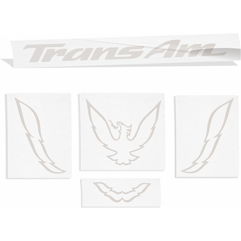 Trans Am TA-RO-RLS Pontiac Firebird Trans Am 1993-2002 Rear Panel Overlay Silver
