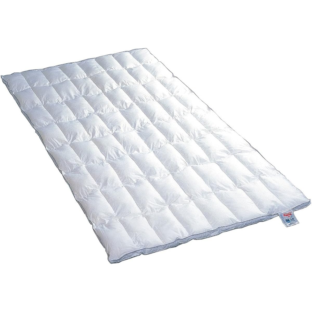 Danfill Bed Pad Single 100 x 200cm White Washable Heat Retention Fluffy Fiber Overlay JMA101