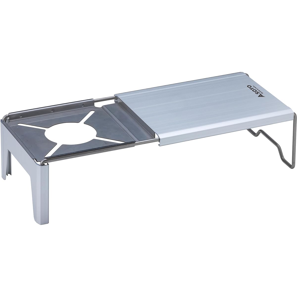 SOTO Mini Cooking Table Lightweight Compact Solo Camping Outdoor (Compatible Heat Source: ST-310 / ST-340) Standard Equipped with Stopper to Prevent Stand Falling Off Minimal Worktop ST-3401