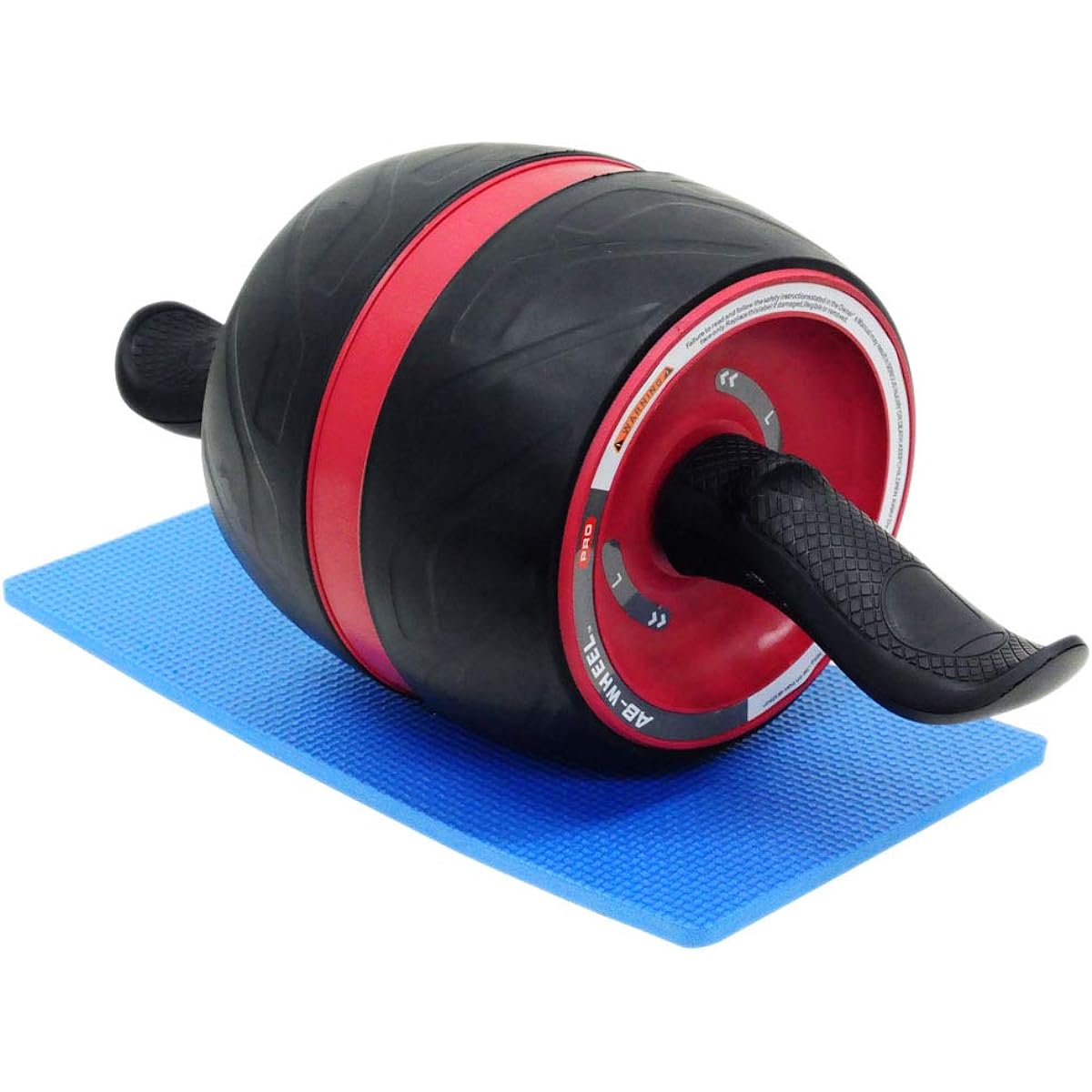 UPstore Abdominal Roller for Beginners with Mat, Quiet, Recommended for Women, Equipped with Assist Function, Abdominal Muscle Strengthening Machine, Double Wheels, Large Wheel Width, You Can Put Your Weight on It with Confidence