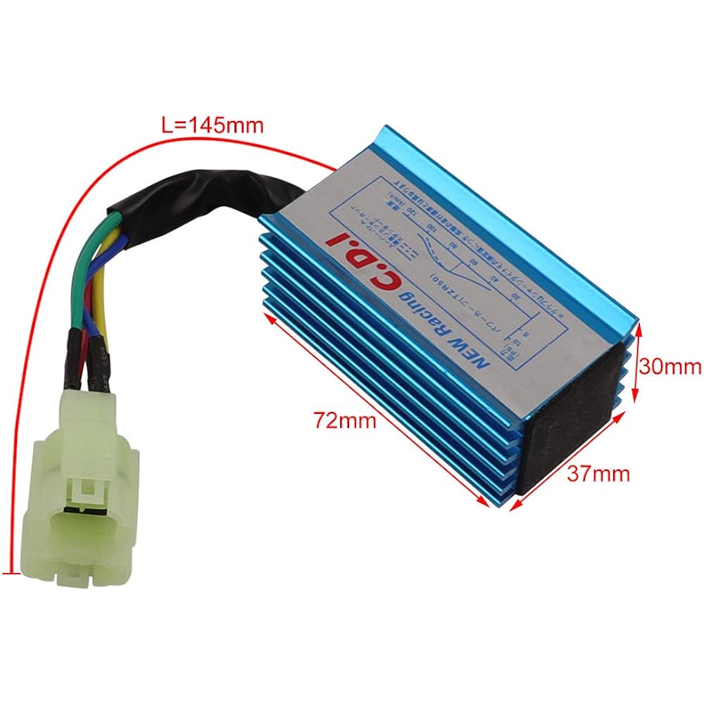 Flypig 6 -pin AC Racing CDI Module GY6 50cc -150cc for scooters