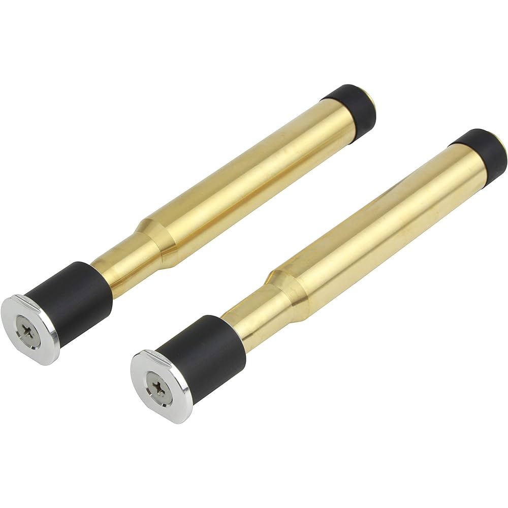 POSH Motorcycle Supplies Insert Weight Bar For 22.2mm Steel Handle Compatible with Inner Diameter 17.5~19mm Brass 031081-HW-10