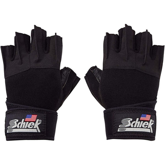 Schiek Lifting Gloves 540 with Wrist Wrap (Genuine Japanese Product)
