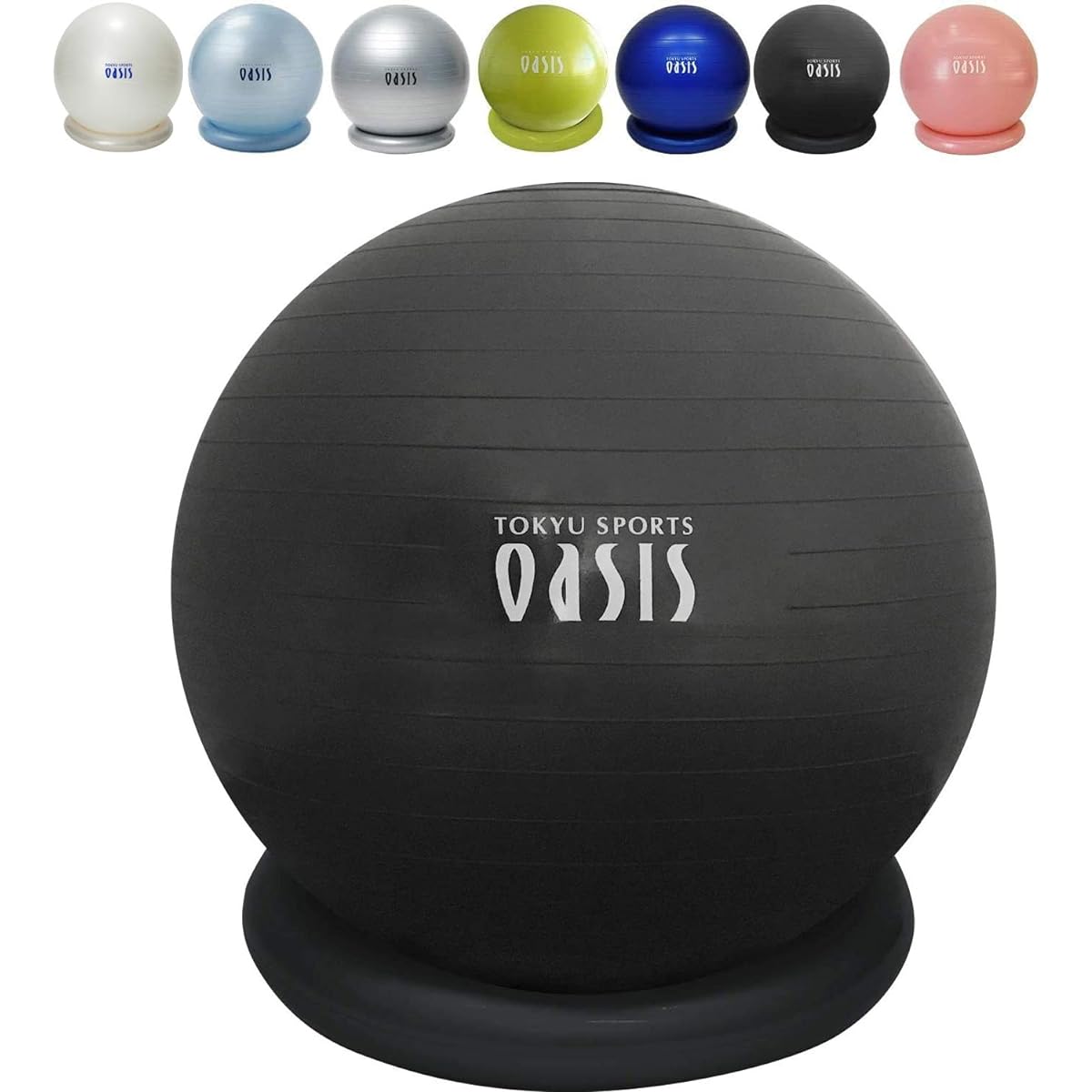 Tokyu Sports Oasis Balance Ball 65cm Suitable Height 165-185cm Load Capacity 300kg (Fixing Ring Pump Included)