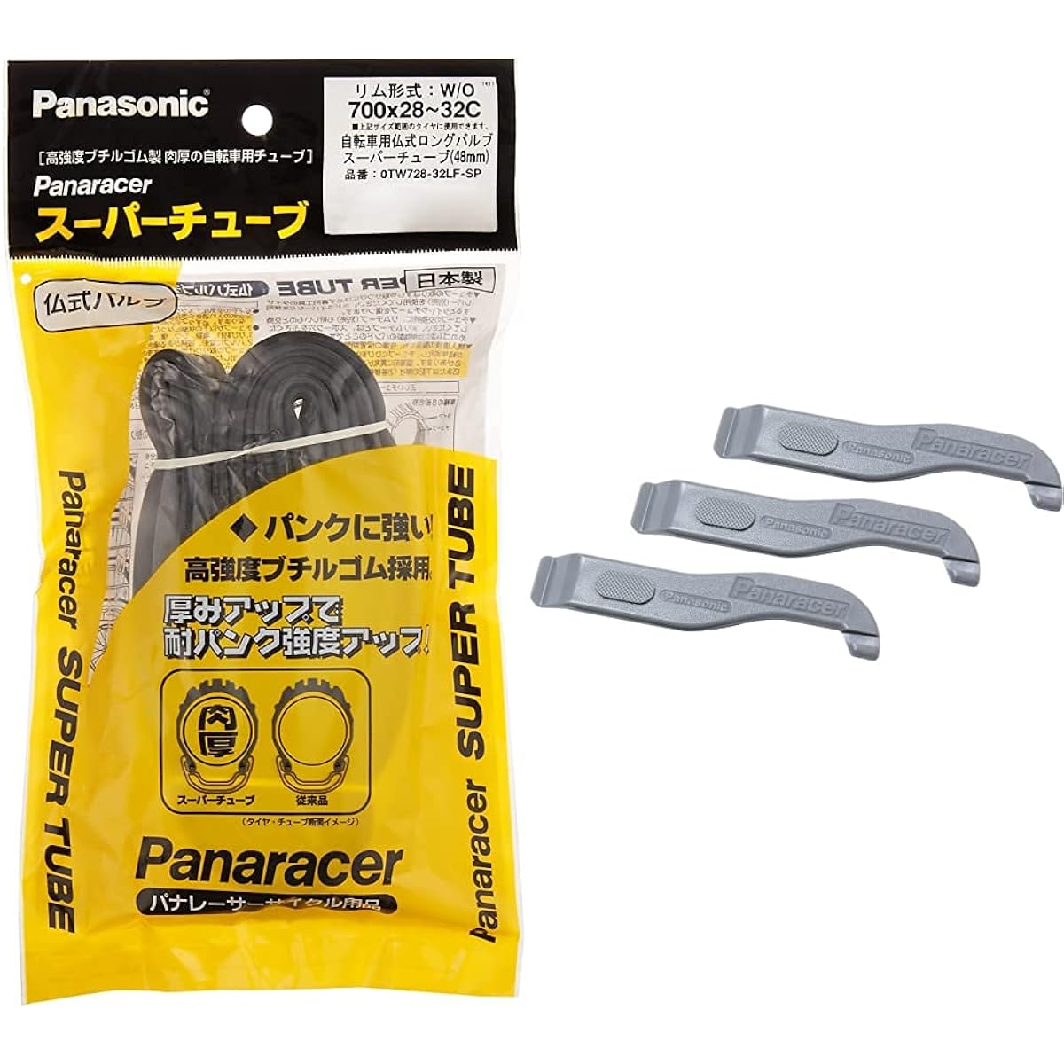 Panaracer Made in Japan Super Tube [700 x 28~32C] Presta Valve 34mm / 48mm