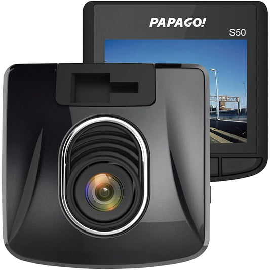 Papago Drive Recorder Full HD 2 Million Pixels Glass Lens HDR G Sensor CMOS Sensor Continuous Recording Monitoring Function GoSafe S50 GSS50AM-32GB