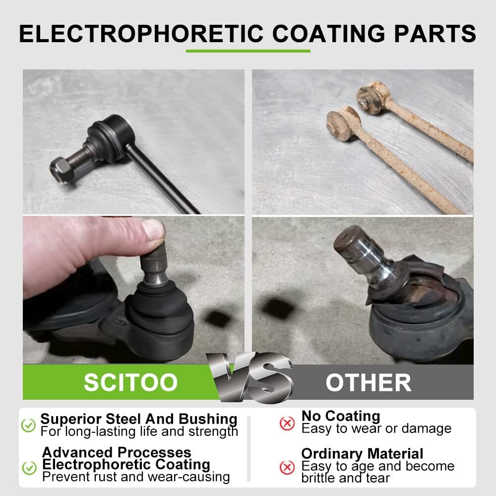 SCITOO Suspension Kit 2 Front Suspension Waver Link 2008-2014 Buick Ankrave 2009-2014 Chevrolet Lovers 2007-2014 GMC Acadia 2007-2010 Saturn look K750155