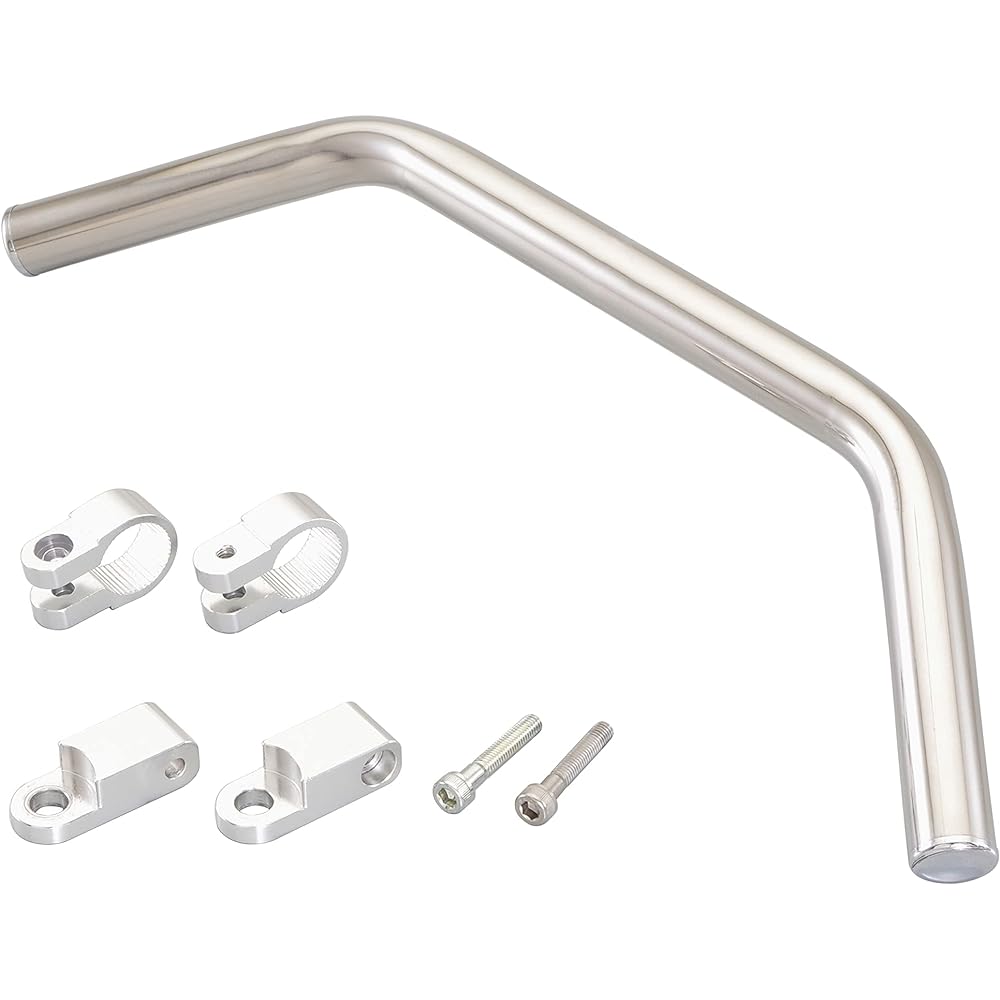 KITACO Front Fashion Bar for 8mm Mirror Hole Mounting Silver Super Cub 50 (FI) Super Cub 110 Pro (2007) Cross Cub 50/110 80-617-14280