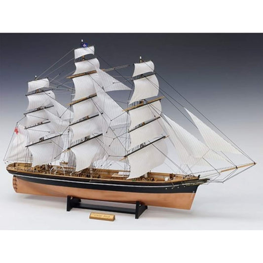 Woody Joe 1/100 Cutty Sark with sail wooden model assembly kit