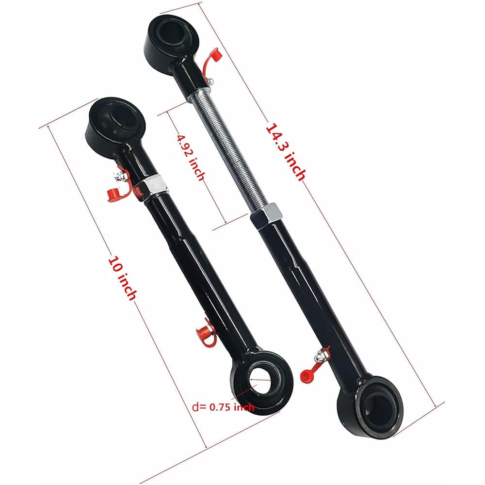 Timilge Adjustable Front Swear Quick Disconnect System Up Grade Wrangler 1998-2006 TJ Cherokee 1984-2001 With 2.5-6 inch lift for XJ