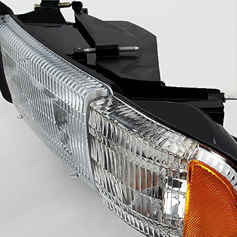 1994-2002 Dodge Lamb Headlight Corner with Light For Pair Set replacement + Red Clear Tail Light Combo Set