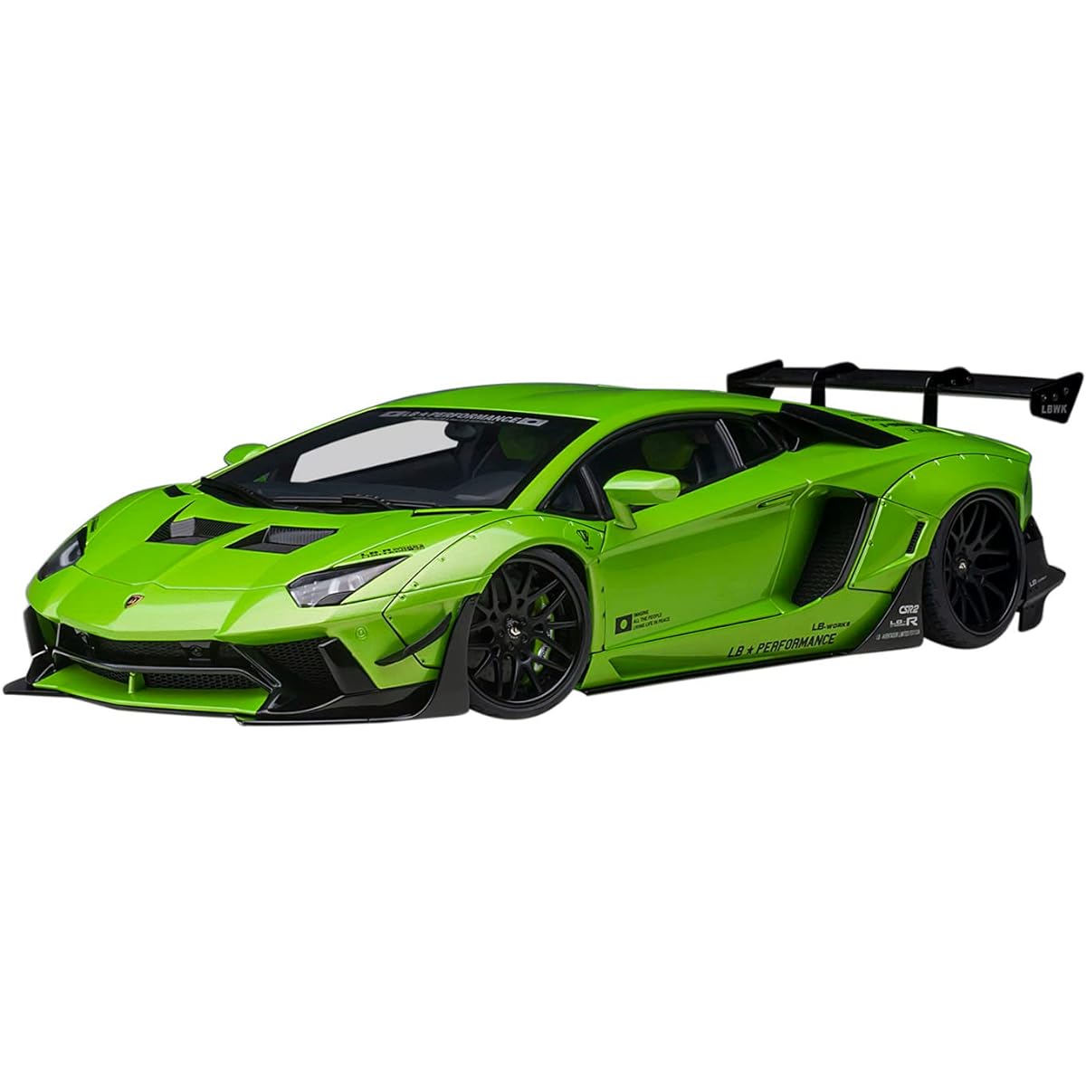 AUTOart 1/18 Liberty Walk LB-WORKS Lamborghini Aventador Limited Edition Pearl Green Finished Product 79243