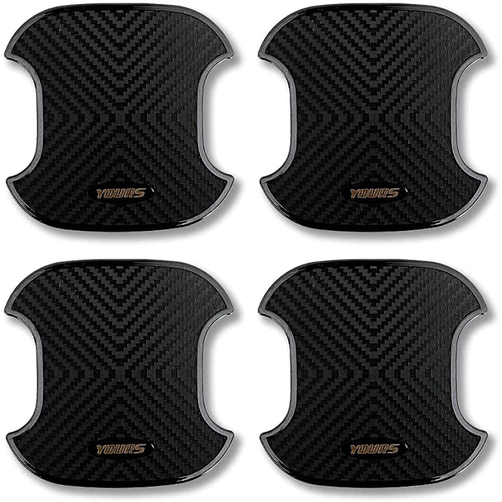 YOURS Sakura Exclusive Door Scratch Prevention Door Protector [B] Set of 4 Black Black Door Knob SAKURA NISSAN Nissan Custom Parts Accessories Dress Up y406-014 [2] M