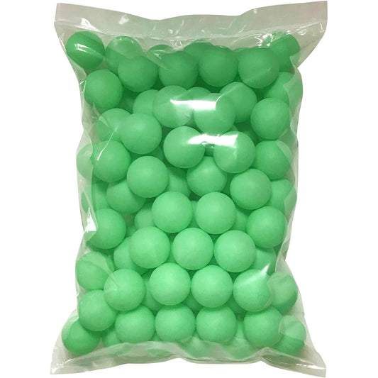 TAKASUE Ping Pong Balls Recreational Table Tennis Balls Plastic Balls Plain Light Green 100 Pieces