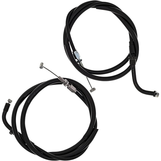 NICHE Push Pull Throttle Cable Set Honda CB400 CM450 CX500 17910-447 17920-449