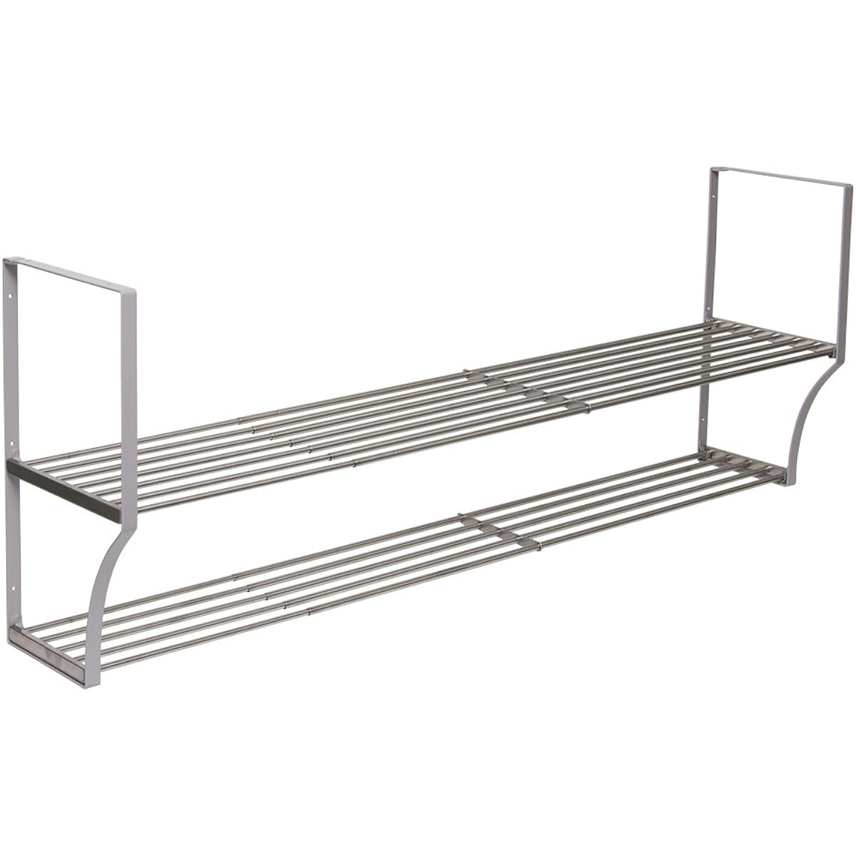 Takubo Kogyo Telescopic Pipe Shelf 2 Tiers Width 90~120cm TS2-120L