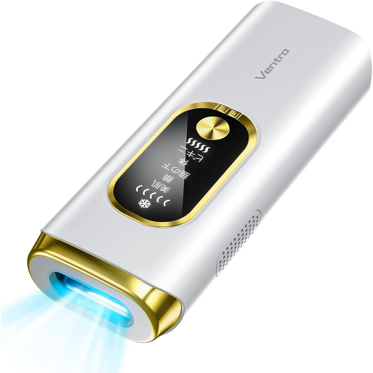Epilator vio Compatible [2024 New Release, Sapphire Cooling] Men's Beard, Light Beauty Device, Painless Hair Removal, High Output 21J, Unlimited Number of Irradiations, 5 Modes, Manual/Continuous