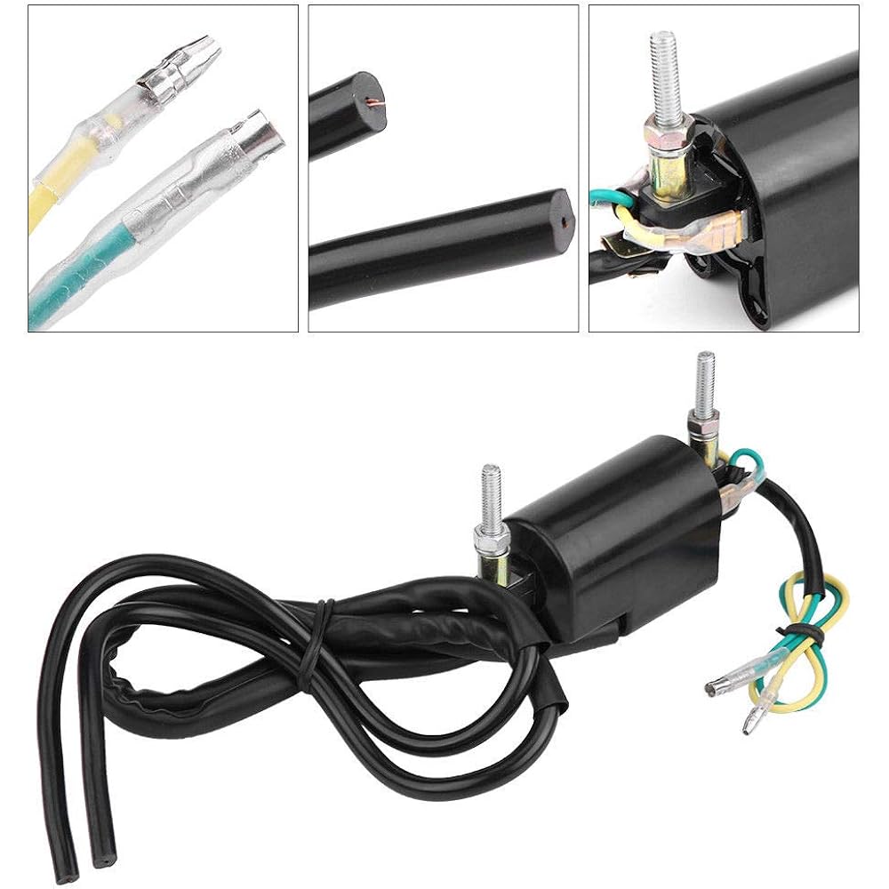 Hyperst Ignition Coil Set 12 Bolt 12V Kawasaki KZ Suzuki GS Honda CB 650 750 900
