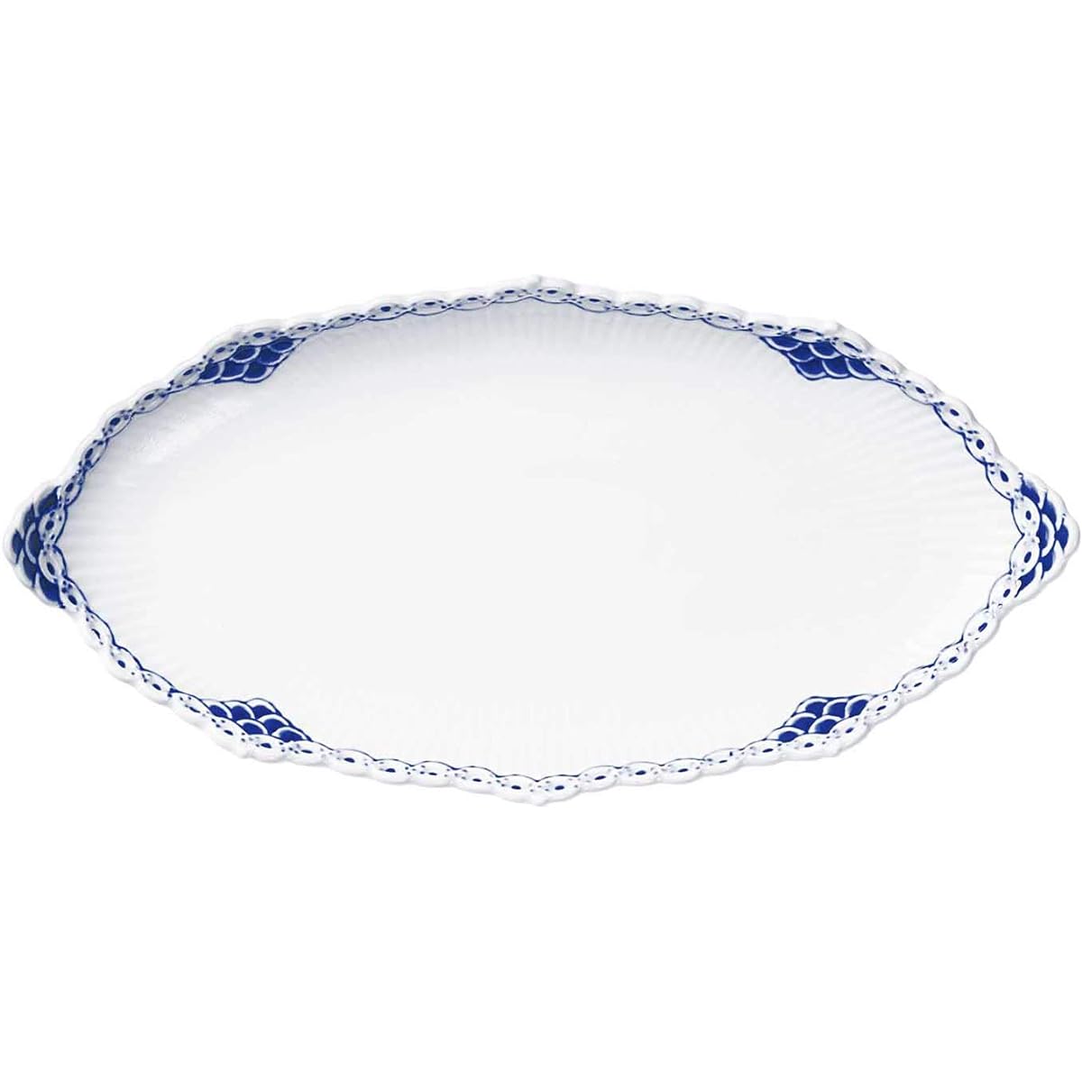 [Regular Imported Product] Royal Copenhagen Princess Pickle Dish Plate Dish 24.5 x 12cm Wedding Gift Present 1017254