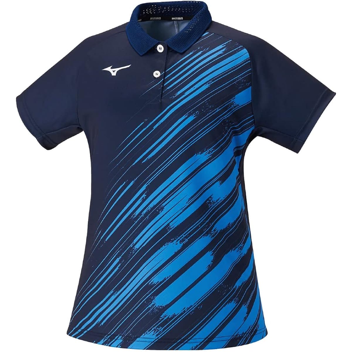 [Mizuno] Tennis Wear Game Shirt Sweat Absorbent Quick Drying Dynamotion Fit 62JA2203 Women's