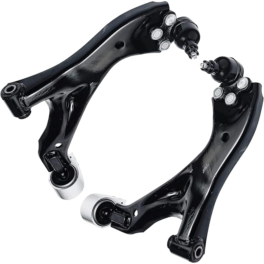 Detroit car axis - 6 points Front suspension kit kit for Equinock Strend -Lower Control Arm & Ball Joint Both (2) External Tie Rod End, 2 Front Wave Rink