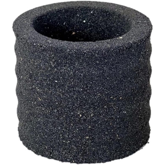 HACHI Aqua Plant Pot Circle Antibacterial L Black Gardening Flowerpot to Store Water