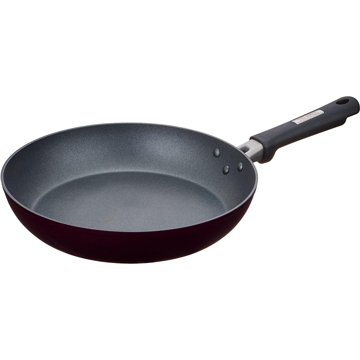 Thermos Frying Pan 28cm Plasma Super Hard Coat IH Compatible Black KFC-028 BK