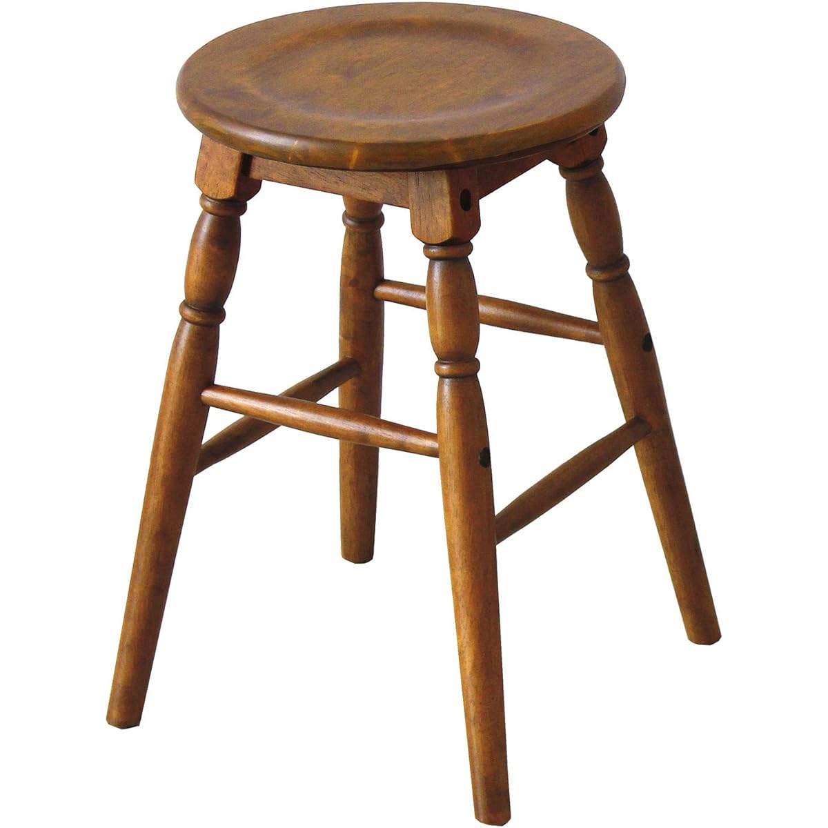 Market low stool hommage Width 32x Depth 32x Height 45cm Brown Natural wood HMS-2666BR
