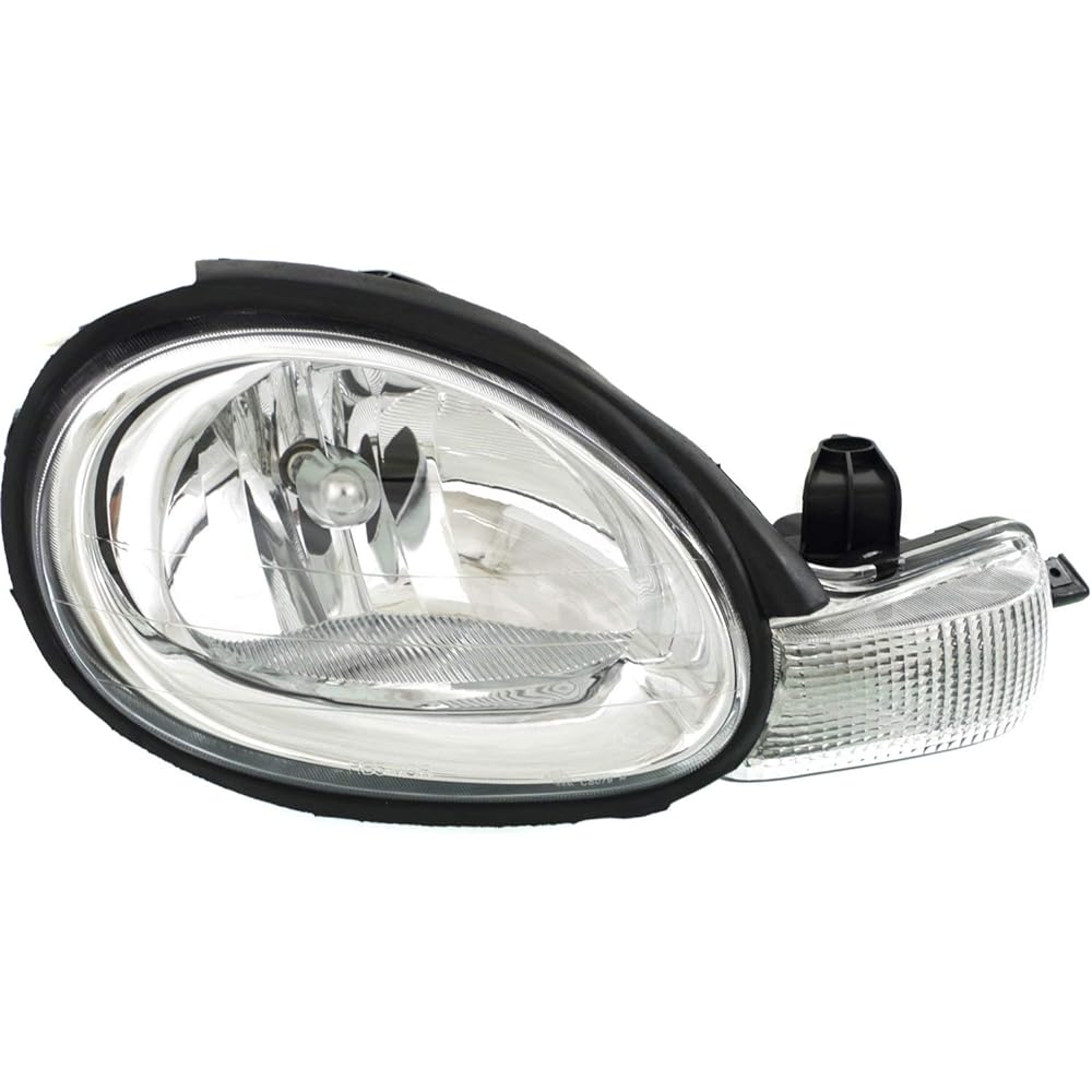 Headlight Assembly 2000-2002 Chrysler Dodge Neon Halogen Chrome Interior passenger seat side driver's seat side