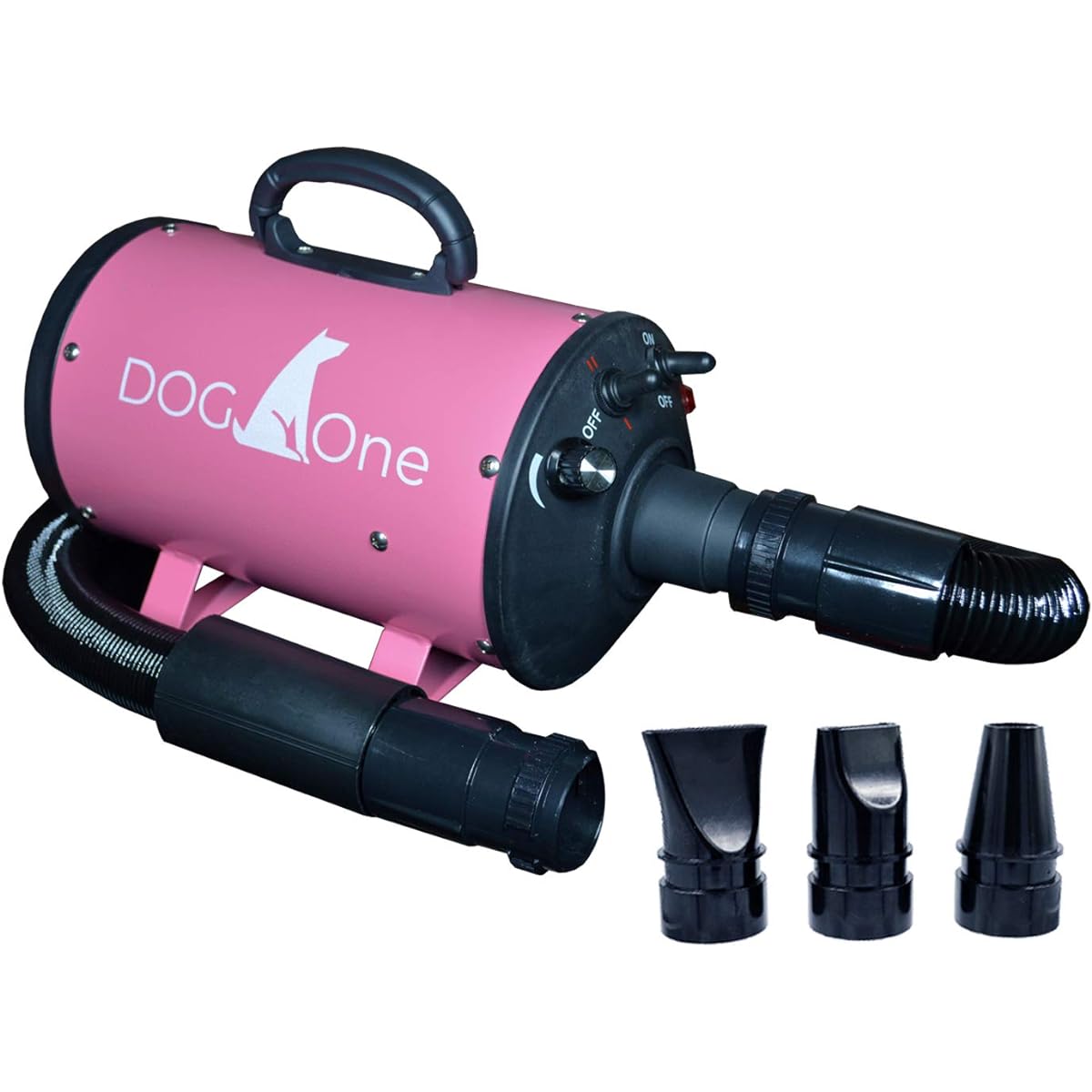 Pet Dryer, Dog Blower, Commercial Dryer, Quick Dry, Generates Warm Air, Large Air Volume, Japanese Standards, Pink