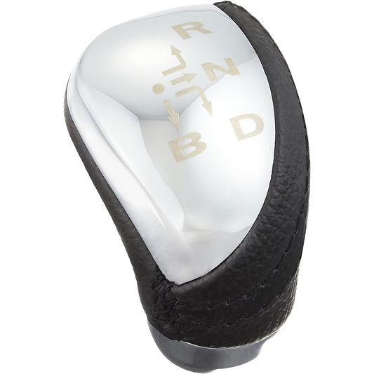 SILKBLAZE Shift Knob Type-T Plated/Leather 80 Noah/Voxy/Esquire HV Car SB-LSK-082