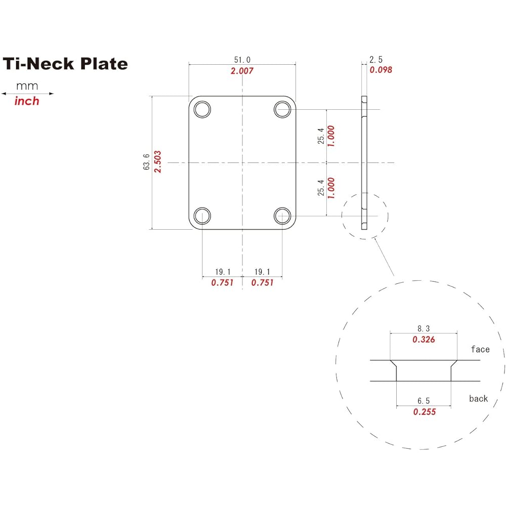 KTS Titanium Parts Ti – Neck Plate Titanium Neck Joint Plate