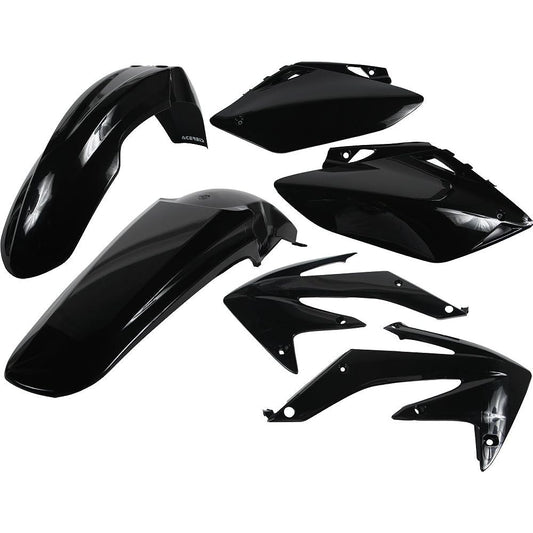 Acerbis Plastic Kit (Black) 05-06 Compatible with Honda CRF450R