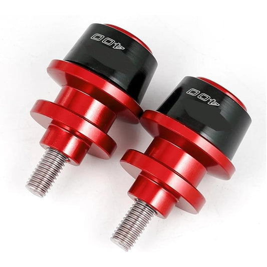 Bike Stand Screw Slider 8mm Motorcycle Aluminum Swing Arm Spool Rear Stand Screw Slider Accessories For NINJA400 NINJA 400 2018-2020 2021 2022 (Color: Red, Size: B)
