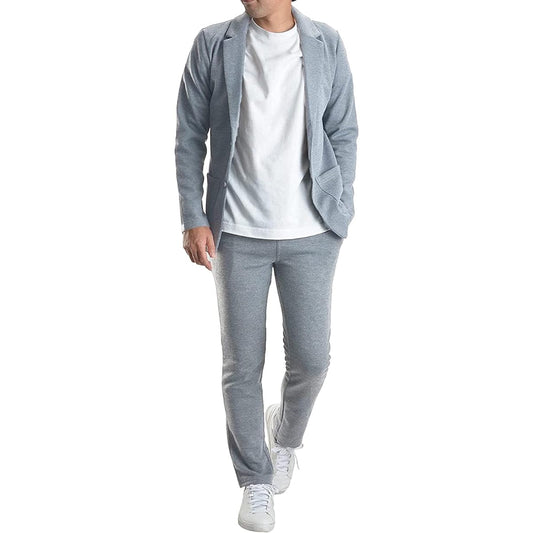 [Richard & Neil] Father's Day Inspiring Stretch 360° Punch Setup Suit Stretch Lightweight Men's Home Telework Top and Bottom Set Pants Casual Suit Large Size Loungewear