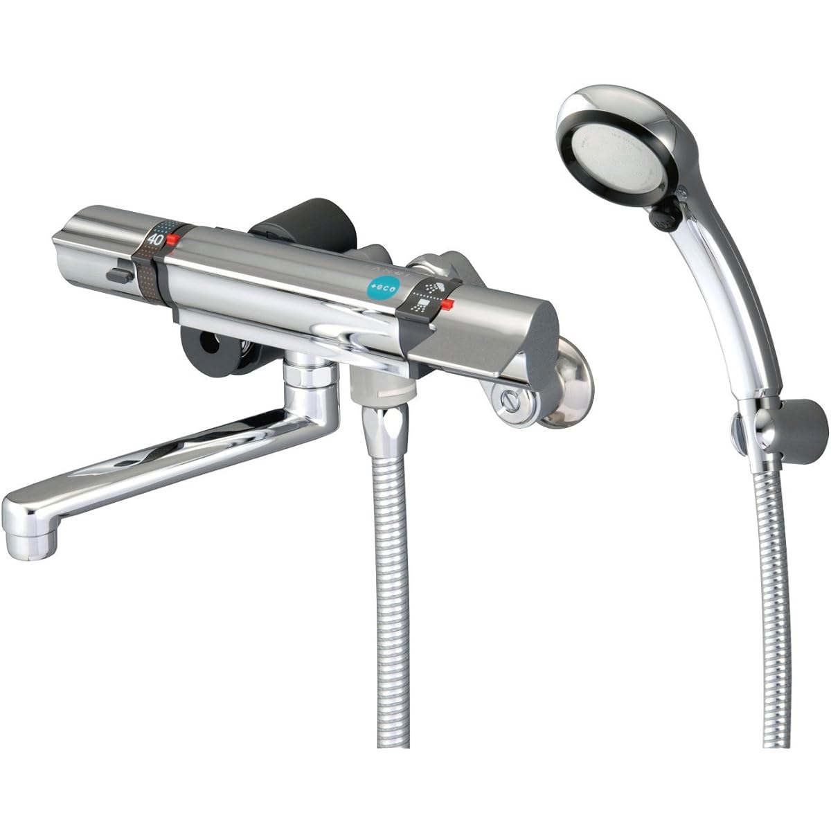 SANEI Bathroom Thermo Shower Mixer Faucet Hand Stop All Plated SK18121CTC-13 Silver