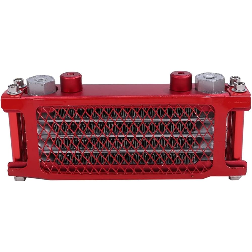[CFT TIME] Oil Cooler Monkey Bike 4 Stage Honda Cooling Radiator Gorilla Cub Buggy Ducks (Red)