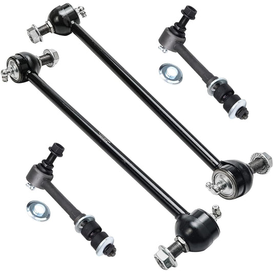 Detroit vehicle axis -4 Piece Front and rear Stabilizer Swaver Link 2010-2017 For Chevrolet Chevrolet Equino- [2008-2009 Equinox 3.6L -RPO code FE2] --2010-2010-2017 GMC Telein