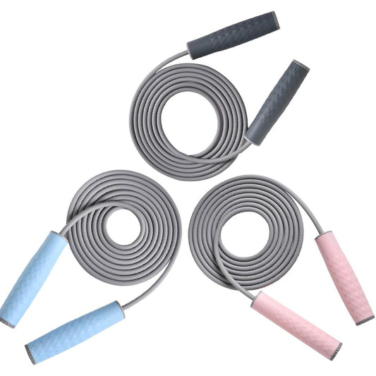 CUQNORL Skipping Rope, Adjustable Length, Adjustable Load Capacity, Silicone, 460g, Strap Diameter 0.8cm, Training, Exercise, Fitness, Diet, Indoors, Outdoors, Sports Days, Adults, Students, Blue