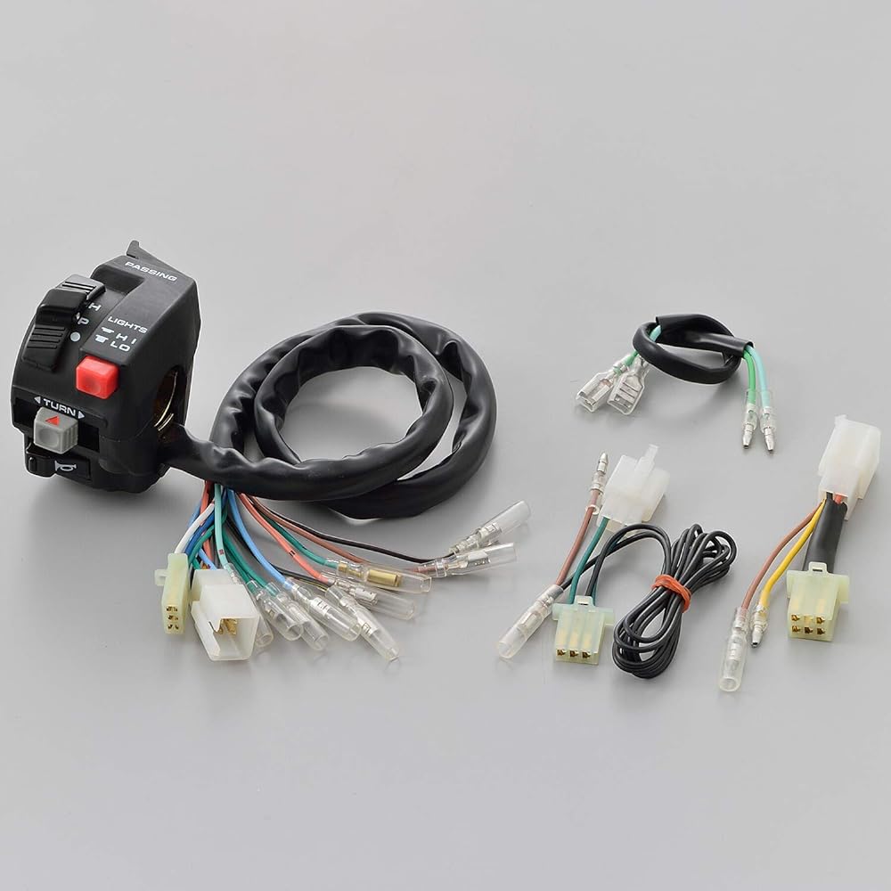 Daytona Motorcycle Switch Push Cancel Collection Switch with Monkey Dedicated Connection Harness Monkey/Gorilla (12V) 63408