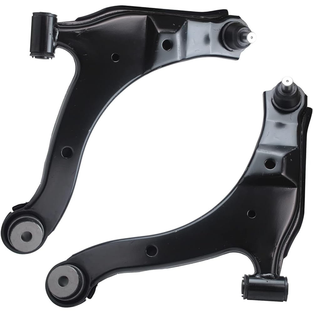 Detroit vehicle axis - 8 Piece Front Suspension Kit -2 Lower Control Arms, 2 Swaber Endinks, 4 Inside and Out Tie Rod Ends.