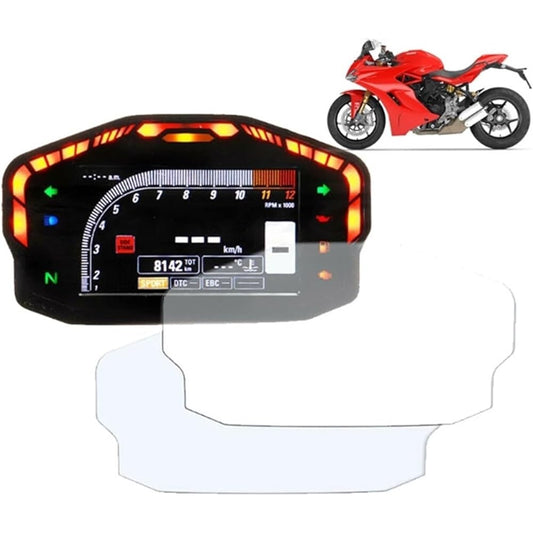 DEMUR Motorcycle Cluster Scratch Protection Film Screen Protector Ducati Panigale 959 899 1299 1199 Dashboard Screen Protector (Size : 5 PCS)