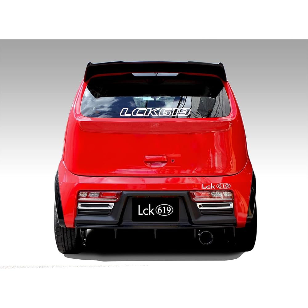 Lck619 Roof Spoiler for Alto Real Roof Spoiler Type 2 ABS Matte Black Paint