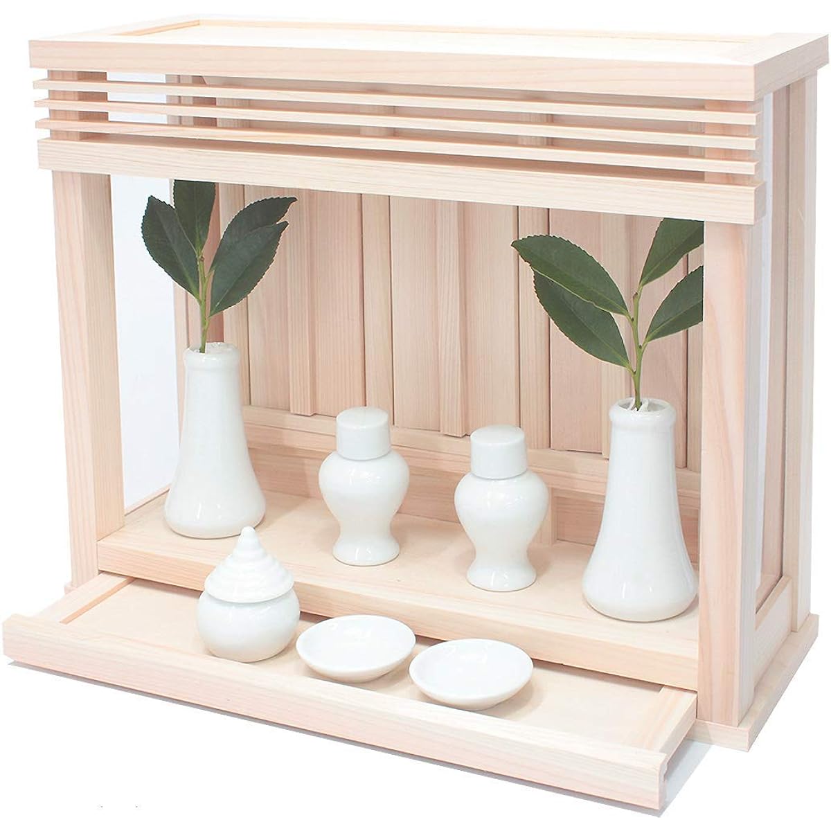 Shinto Altar Village Hakomiya Shinto Altar Kagura Mini Pure Japanese Box-shaped Modern Shinto Altar