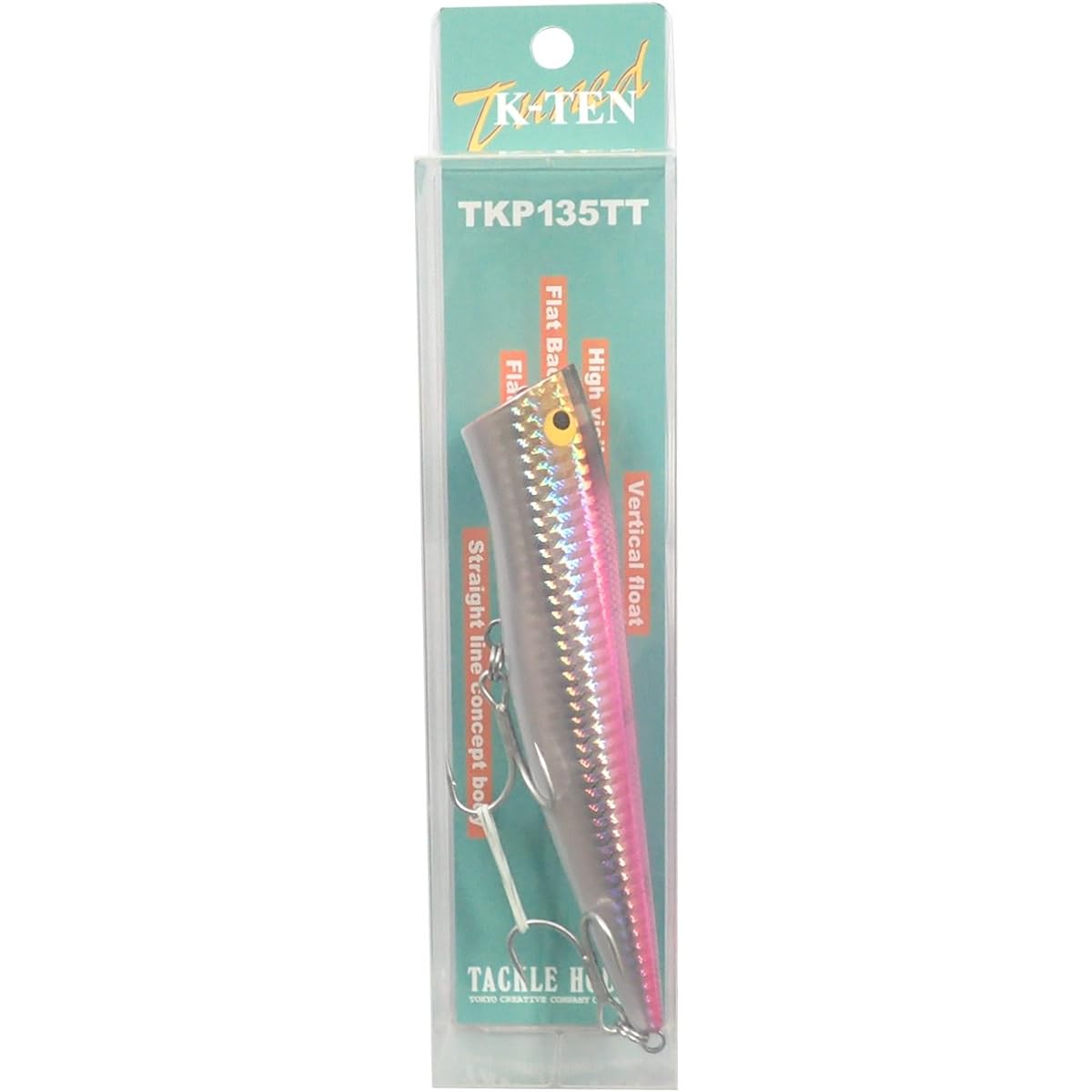 TackleHouse Popper Tuned K-TEN TKP TT 135mm 41g Floating TKP135TT Lure