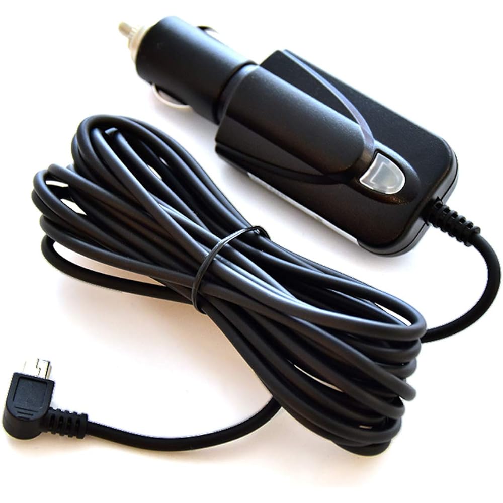 YUPITERU 360° Drive Recorder Option Cigarette Plug Cord with 5V Converter OP-E1131 for marumie Q-20P Approx. 4m YUPITERU